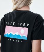 Dope Riided - naised tavaline t-särk Dope vahemik must B62VTF888 - Image 6