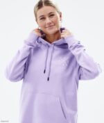 Dope Riided - naised tavaline w kapuuts Dope 2x üles pleekinud violetne B62VTF855 - Image 3
