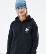Dope Riided - naised tavaline w kapuuts Dope mänd must B62VTF854 - Image 3