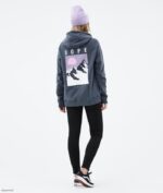 Dope Riided - naised tavaline w kapuuts Dope tipp metallist sinine B62VTF853 - Image 8