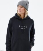 Dope Riided - naised tavaline w kapuuts Dope tipp must B62VTF850 - Image 3