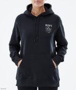 Dope Riided - naised tavaline w kapuuts Dope tipp must B62VTF868 - Image 2