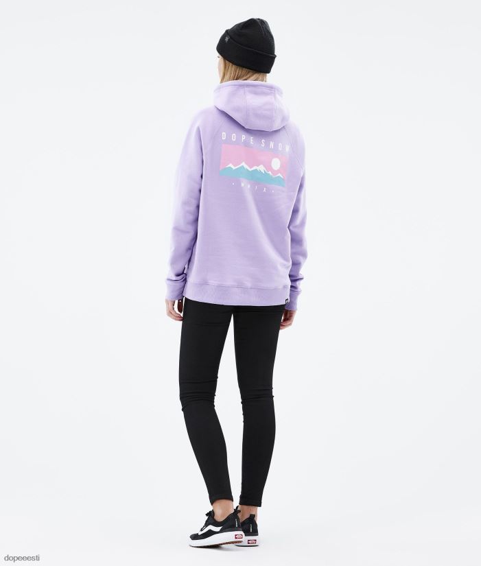 Dope Riided - naised tavaline w kapuuts Dope vahemik tuhmunud violetne B62VTF852 - Image 4