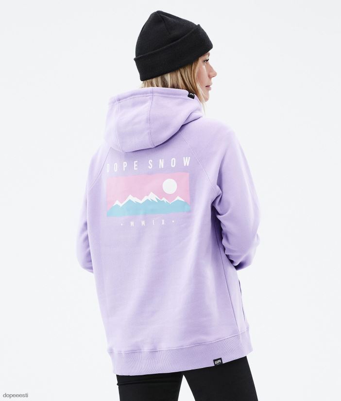 Dope Riided - naised tavaline w kapuuts Dope vahemik tuhmunud violetne B62VTF852 - Image 1