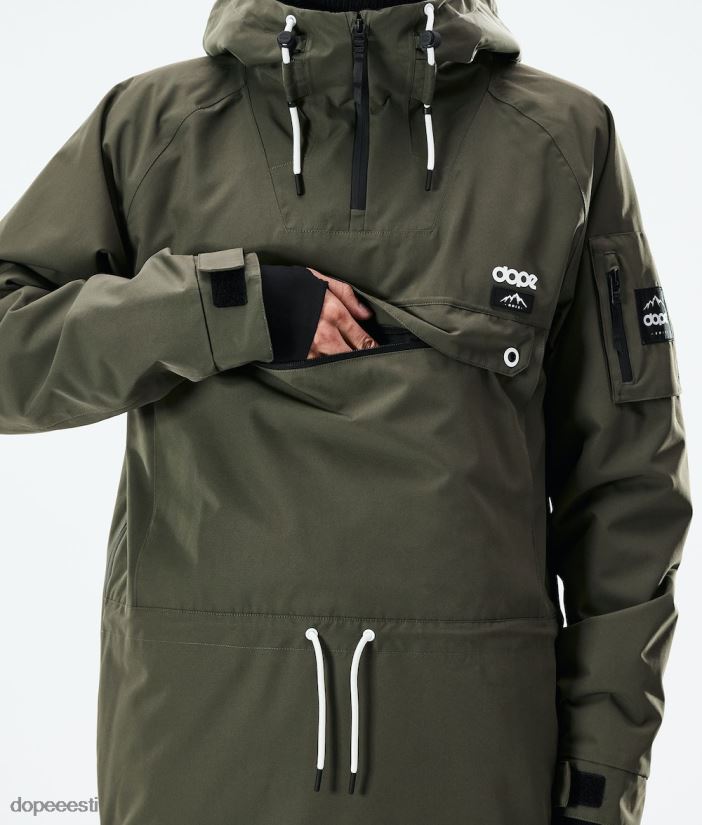 Dope Snow Eesti - mehed annok 2021 lumelaua jope Dope oliiviroheline B62VTF82 - Image 2