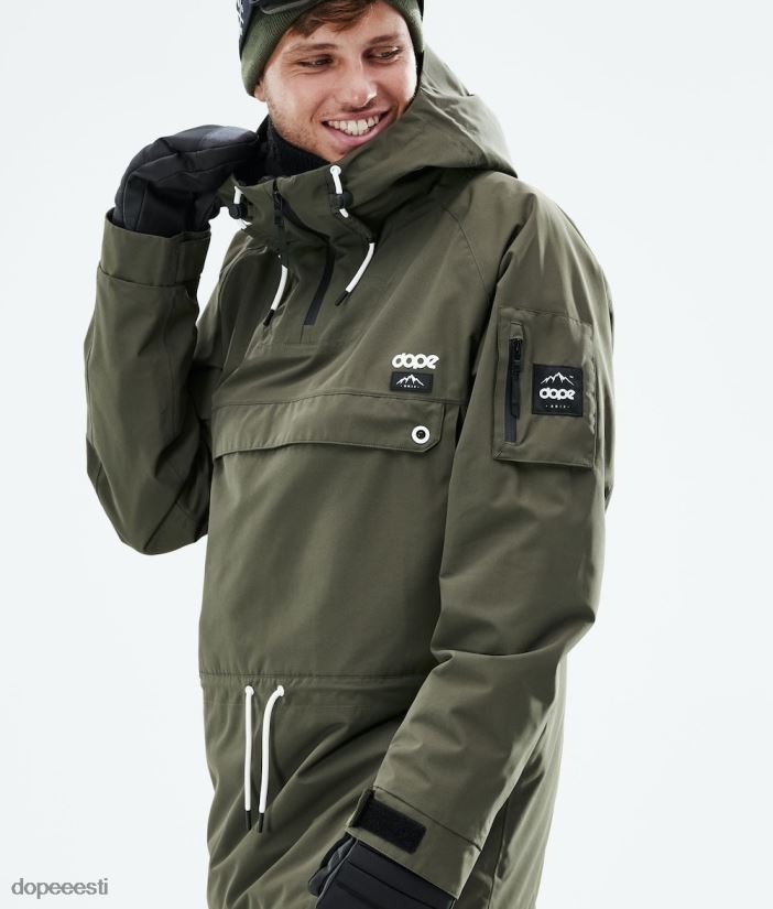 Dope Snow Eesti - mehed annok 2021 lumelaua jope Dope oliiviroheline B62VTF82 - Image 5