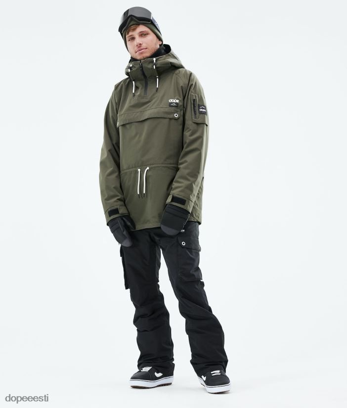 Dope Snow Eesti - mehed annok 2021 lumelaua jope Dope oliiviroheline B62VTF82 - Image 6