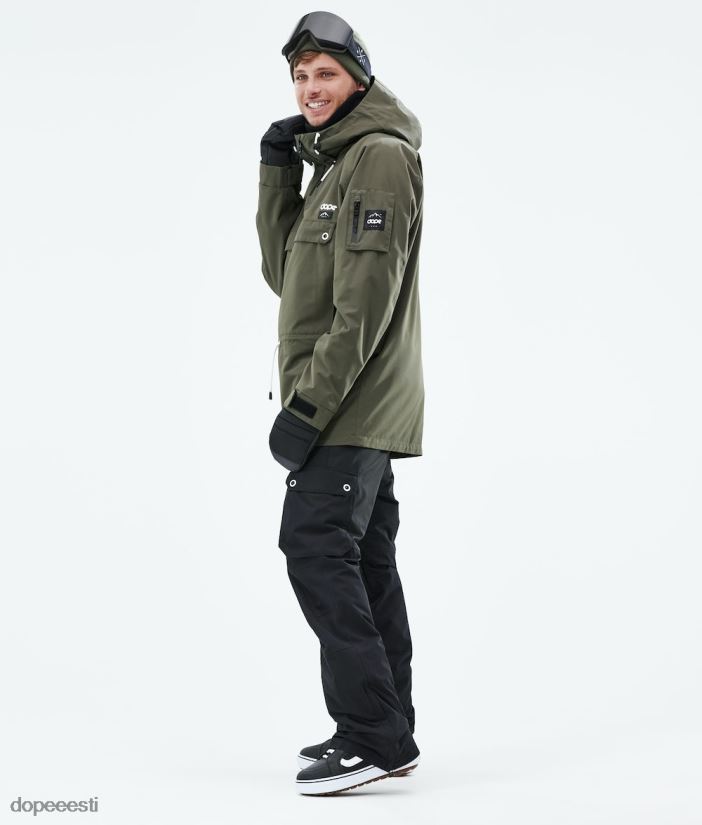 Dope Snow Eesti - mehed annok 2021 lumelaua jope Dope oliiviroheline B62VTF82 - Image 7