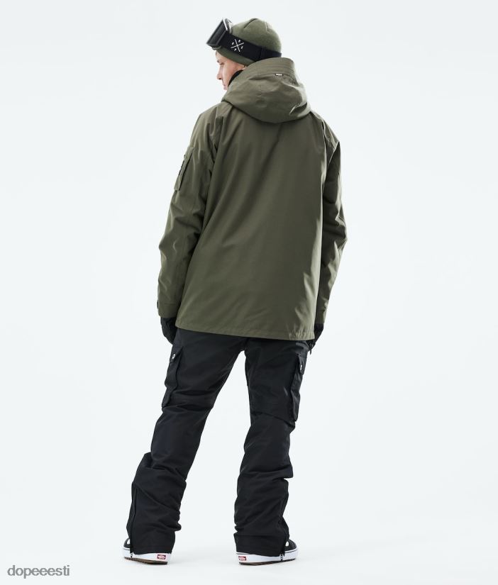 Dope Snow Eesti - mehed annok 2021 lumelaua jope Dope oliiviroheline B62VTF82 - Image 8