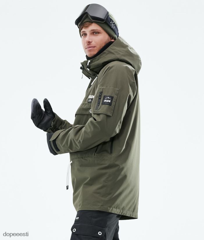 Dope Snow Eesti - mehed annok 2021 lumelaua jope Dope oliiviroheline B62VTF82 - Image 9