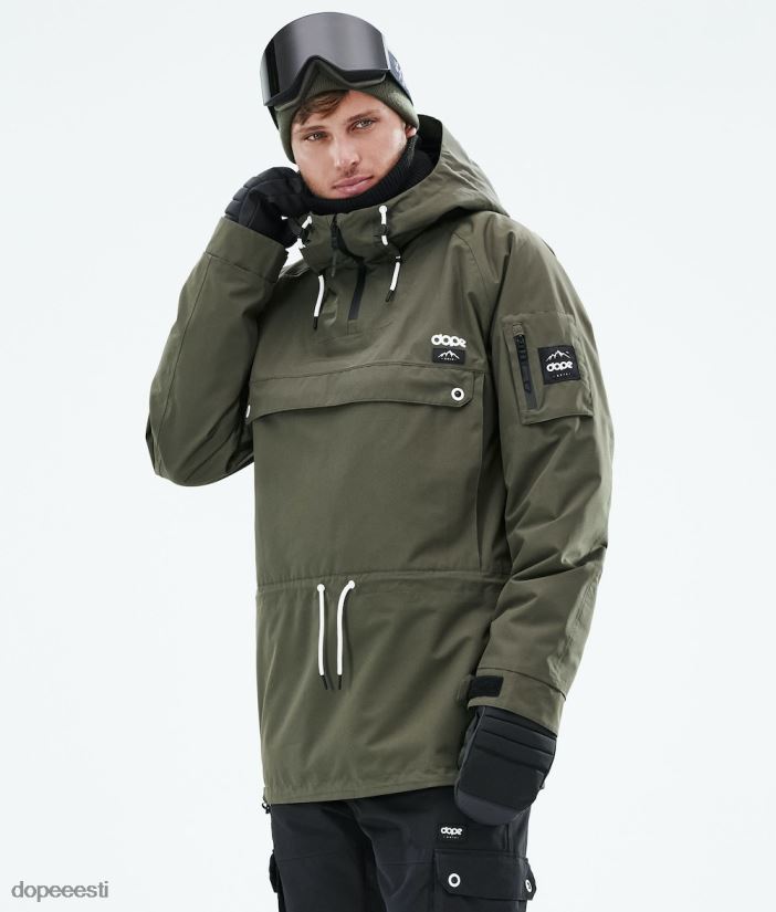 Dope Snow Eesti - mehed annok 2021 lumelaua jope Dope oliiviroheline B62VTF82 - Image 1