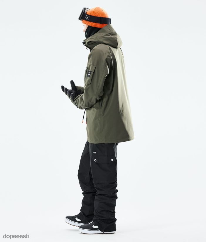 Dope Snow Eesti - mehed annok 2021 lumelaua jope Dope oliiviroheline/must B62VTF145 - Image 7