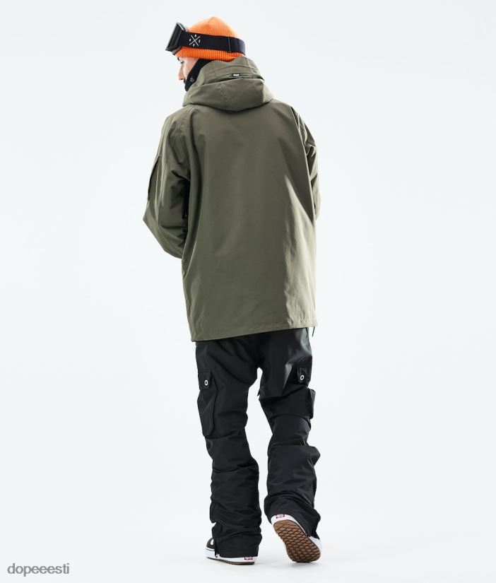 Dope Snow Eesti - mehed annok 2021 lumelaua jope Dope oliiviroheline/must B62VTF145 - Image 8