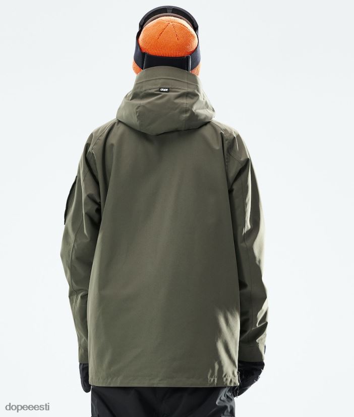 Dope Snow Eesti - mehed annok 2021 lumelaua jope Dope oliiviroheline/must B62VTF145 - Image 10