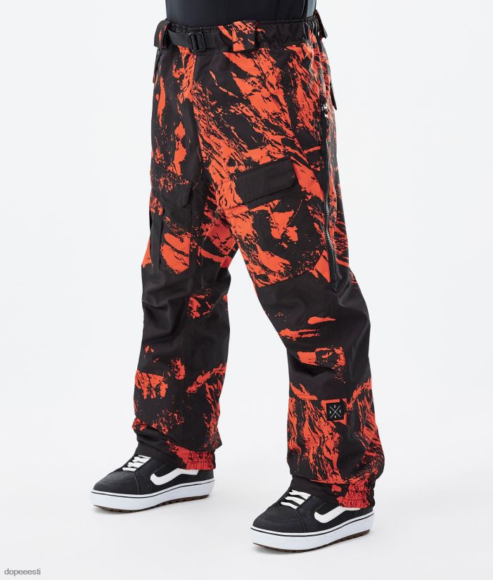 Dope Snow Eesti - mehed antek lumelauapüksid Dope värvi oranž B62VTF198 - Image 1