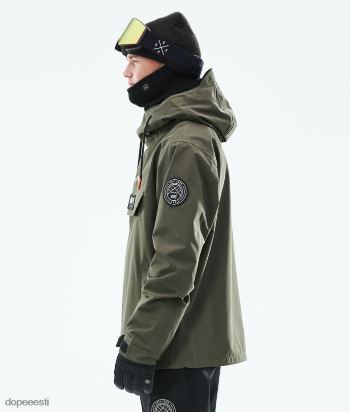 Dope Snow Eesti - mehed blizzard 2021 lumelaua jope Dope oliiviroheline B62VTF133 - Image 6