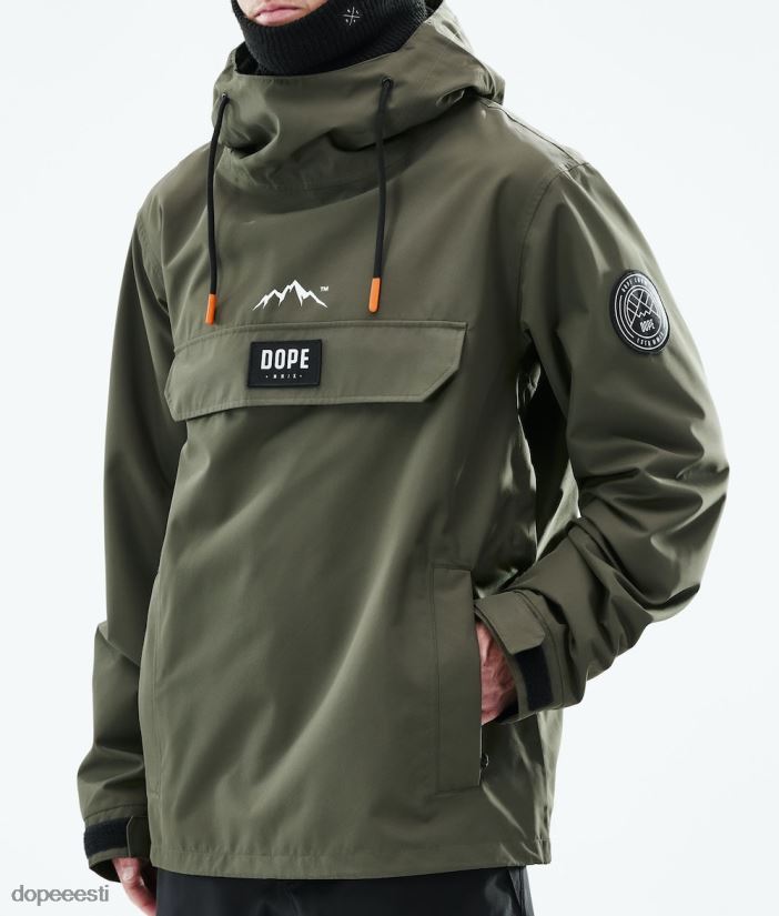 Dope Snow Eesti - mehed blizzard 2021 lumelaua jope Dope oliiviroheline B62VTF133 - Image 7