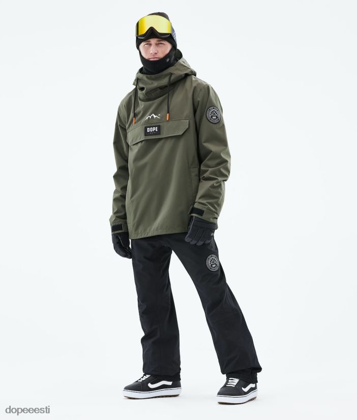 Dope Snow Eesti - mehed blizzard 2021 lumelaua jope Dope oliiviroheline B62VTF133 - Image 9