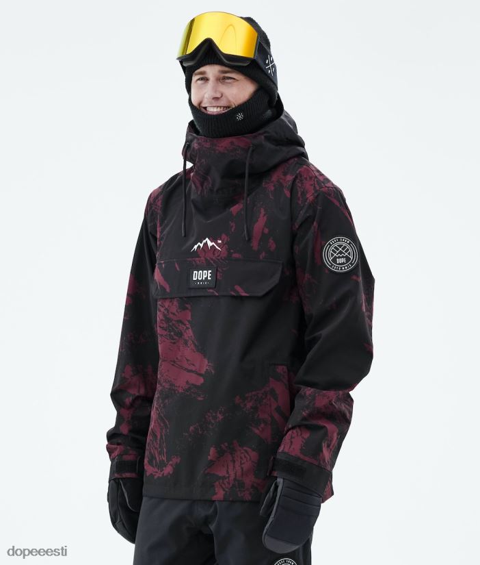 Dope Snow Eesti - mehed blizzard 2021 lumelaua jope Dope värvige Burgundia B62VTF16 - Image 1