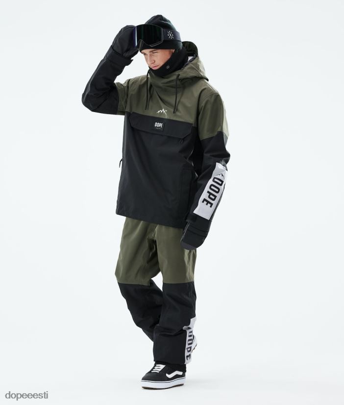 Dope Snow Eesti - mehed blizzard le lumelaua jope Dope piiratud väljaanne mitmevärviline oliivroheline B62VTF118 - Image 4