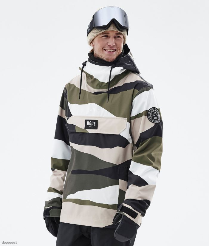 Dope Snow Eesti - mehed blizzard lumelaua jope Dope liiva oliivi killud B62VTF36 - Image 1