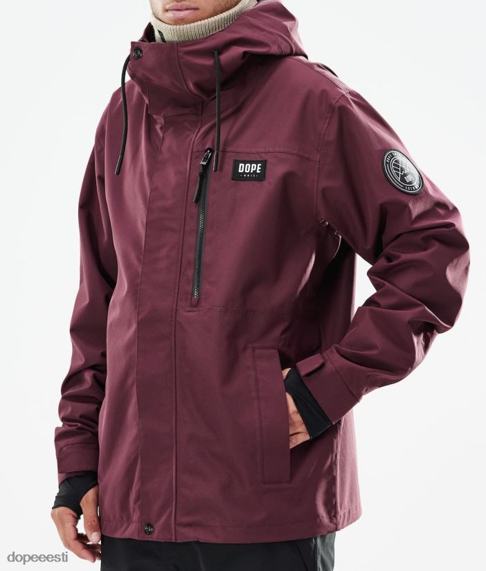 Dope Snow Eesti - mehed Blizzard täistõmblukuga 2021 lumelaua jope Dope Burgundia B62VTF140 - Image 12