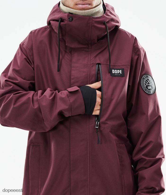 Dope Snow Eesti - mehed Blizzard täistõmblukuga 2021 lumelaua jope Dope Burgundia B62VTF140 - Image 13