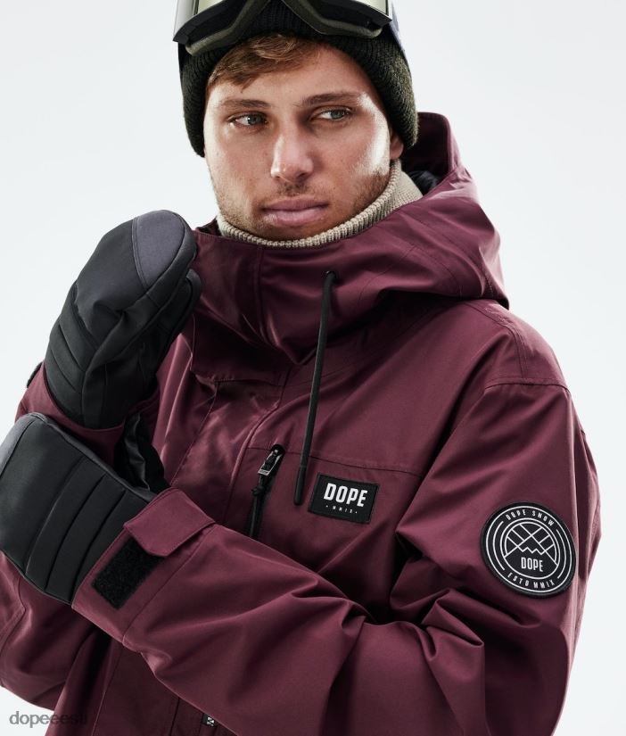 Dope Snow Eesti - mehed Blizzard täistõmblukuga 2021 lumelaua jope Dope Burgundia B62VTF140 - Image 6