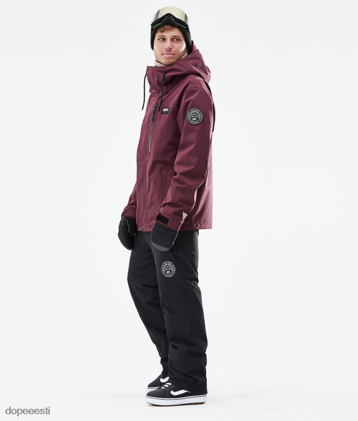Dope Snow Eesti - mehed Blizzard täistõmblukuga 2021 lumelaua jope Dope Burgundia B62VTF140 - Image 8