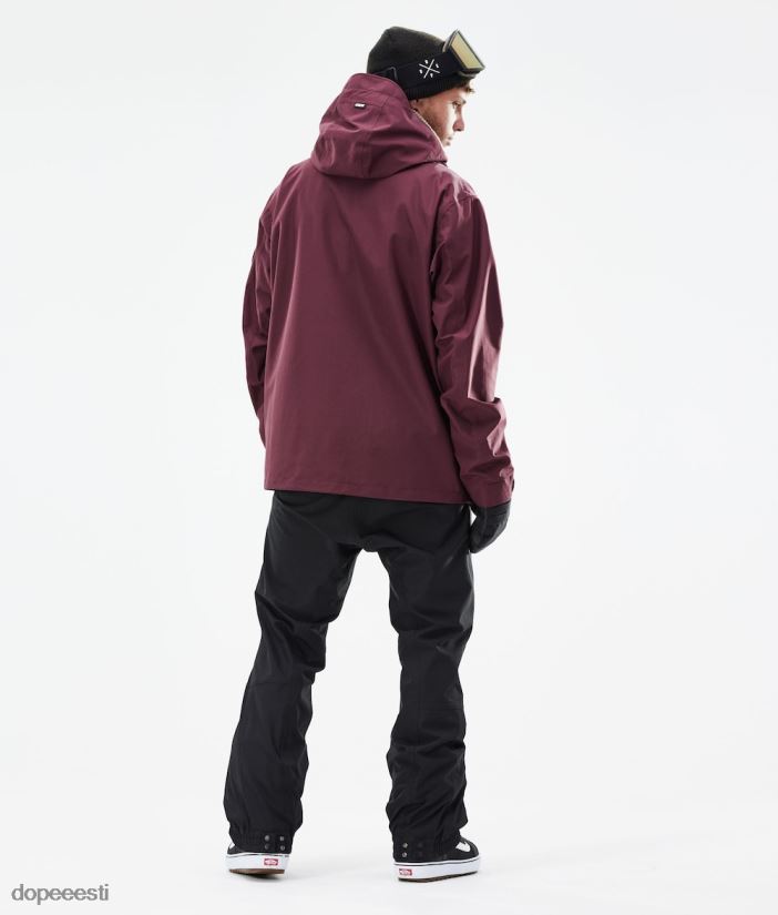 Dope Snow Eesti - mehed Blizzard täistõmblukuga 2021 lumelaua jope Dope Burgundia B62VTF140 - Image 9