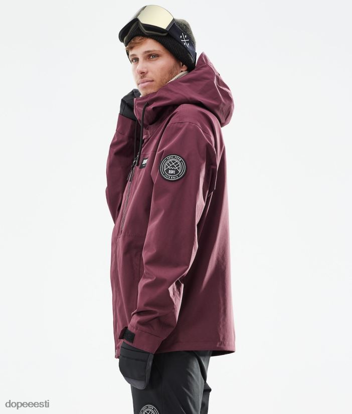 Dope Snow Eesti - mehed Blizzard täistõmblukuga 2021 lumelaua jope Dope Burgundia B62VTF140 - Image 10
