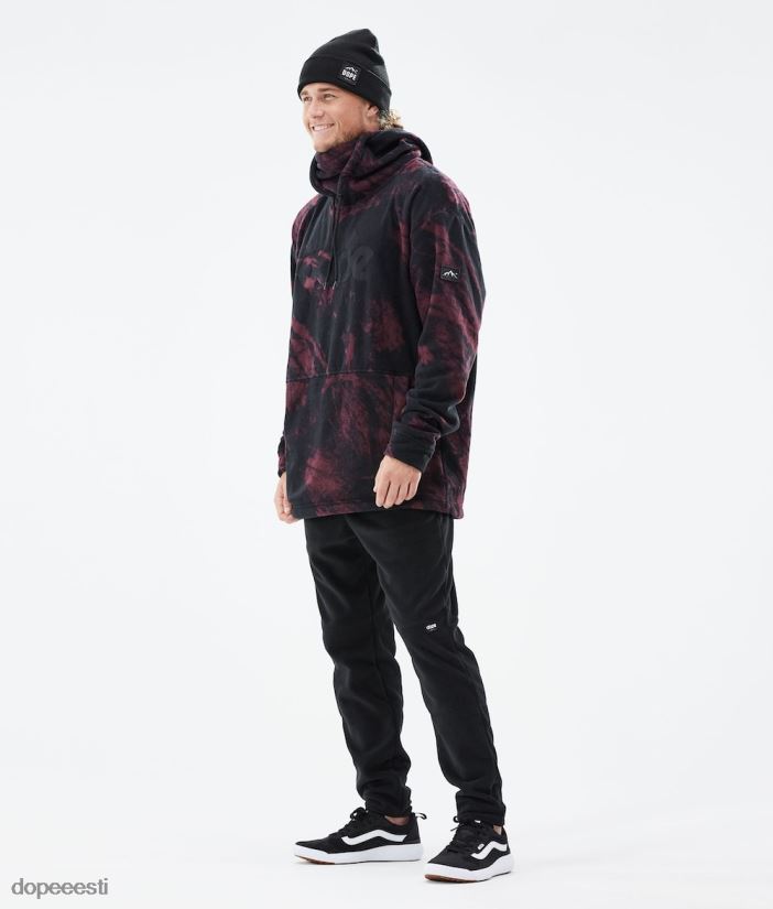 Dope Snow Eesti - mehed hubane ii 2021 fliisist kapuuts Dope värvige Burgundia B62VTF315 - Image 4