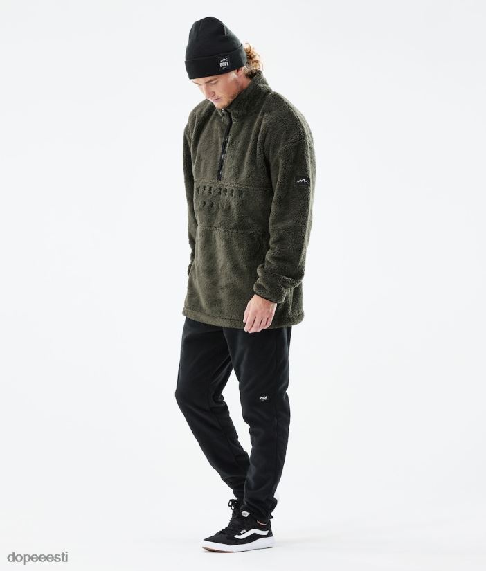 Dope Snow Eesti - mehed kuhjaga 2021 fliis kampsun Dope oliiviroheline B62VTF328 - Image 9
