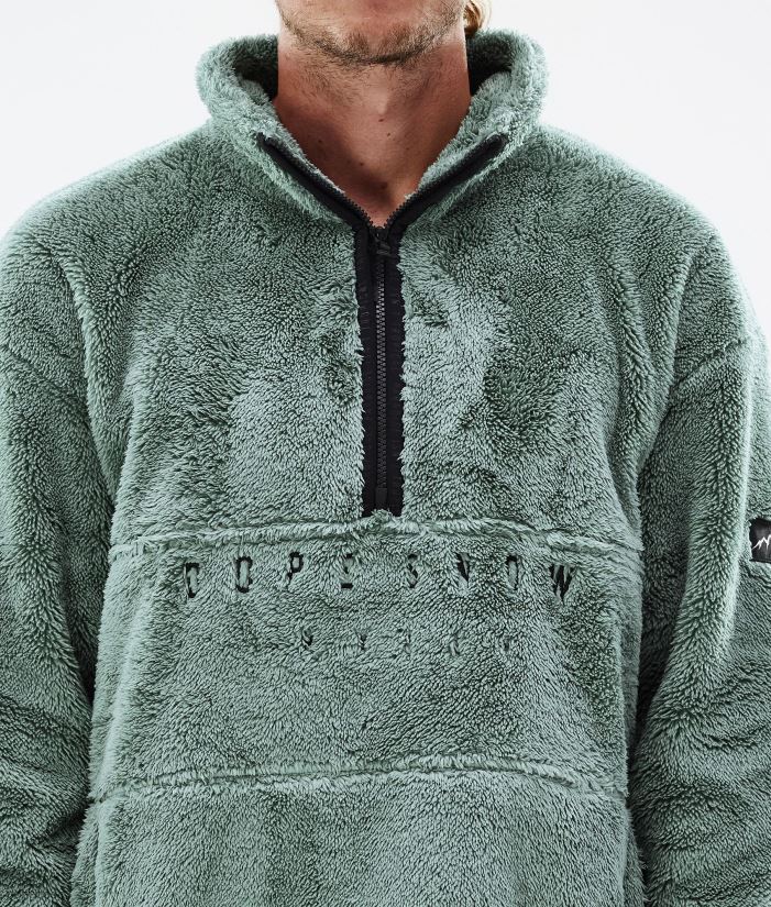 Dope Snow Eesti - mehed kuhjaga fliisist kampsun Dope tuhmunud roheline B62VTF323 - Image 2