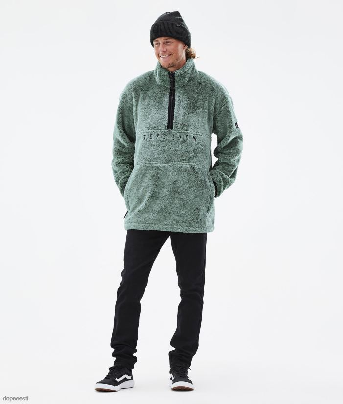 Dope Snow Eesti - mehed kuhjaga fliisist kampsun Dope tuhmunud roheline B62VTF323 - Image 4