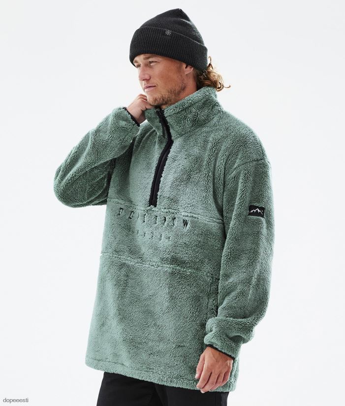 Dope Snow Eesti - mehed kuhjaga fliisist kampsun Dope tuhmunud roheline B62VTF323 - Image 1
