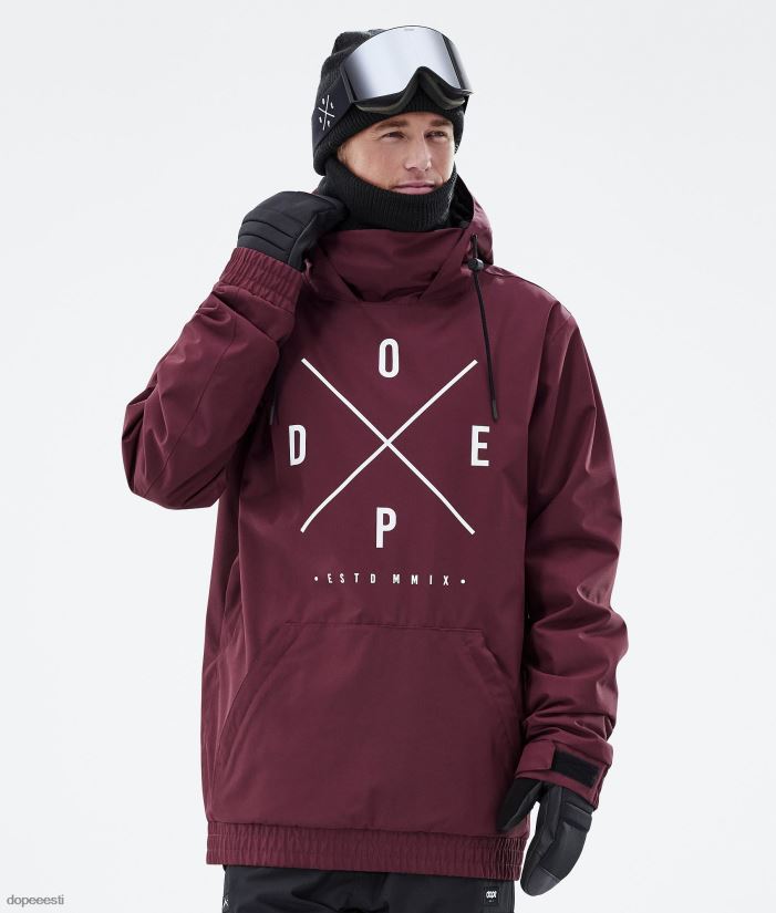 Dope Snow Eesti - mehed migoo lumelaua jope Dope 2x-up Burgundia B62VTF94 - Image 1