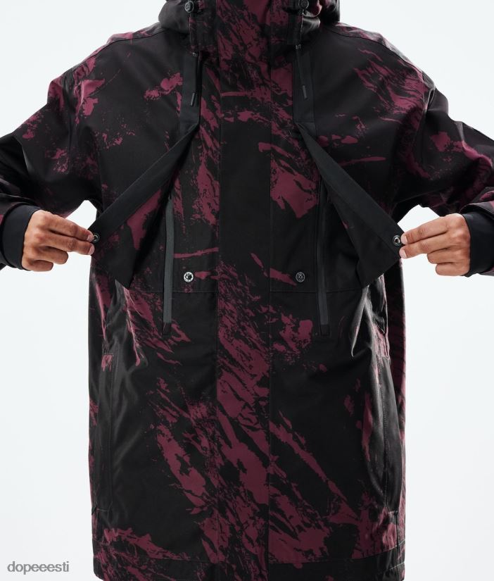 Dope Snow Eesti - mehed mojo lumelaua jope Dope värvige Burgundia B62VTF28 - Image 13