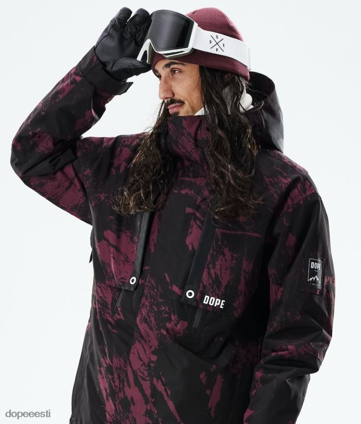 Dope Snow Eesti - mehed mojo lumelaua jope Dope värvige Burgundia B62VTF28 - Image 6