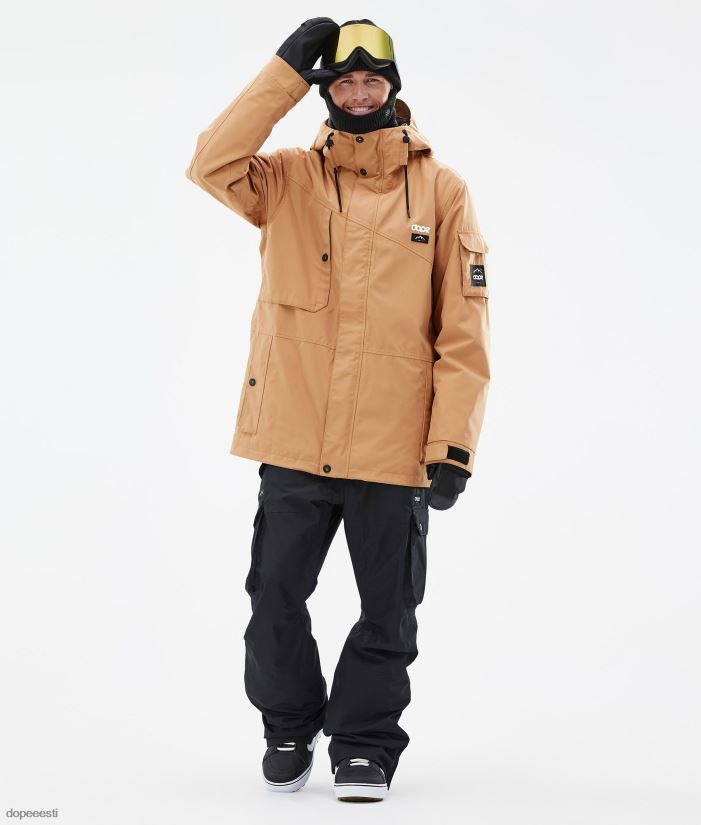 Dope Snow Eesti - mehed osav lumelaua jope Dope khaki kollane B62VTF58 - Image 11