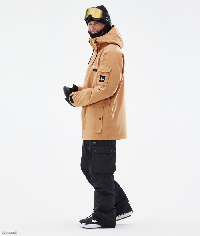 Dope Snow Eesti - mehed osav lumelaua jope Dope khaki kollane B62VTF58 - Image 3
