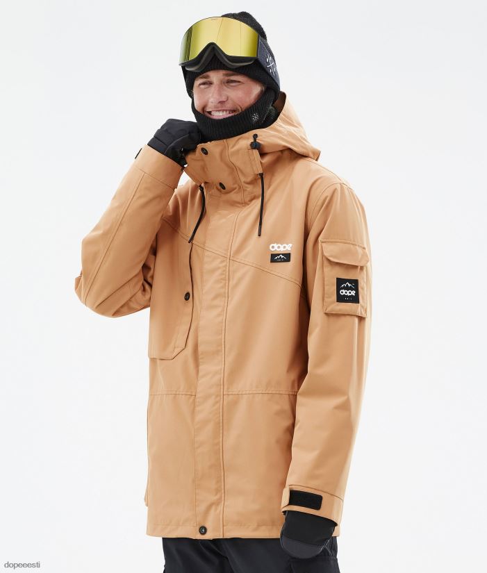 Dope Snow Eesti - mehed osav lumelaua jope Dope khaki kollane B62VTF58 - Image 1
