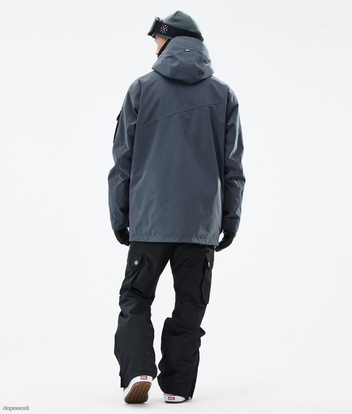 Dope Snow Eesti - mehed osav lumelaua jope Dope metallist sinine B62VTF21 - Image 7