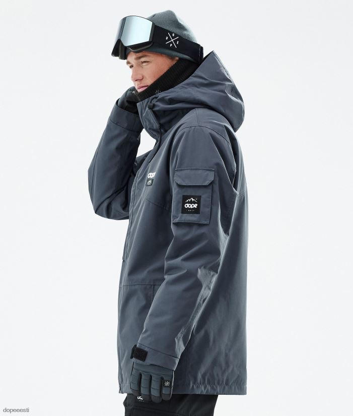 Dope Snow Eesti - mehed osav lumelaua jope Dope metallist sinine B62VTF21 - Image 8
