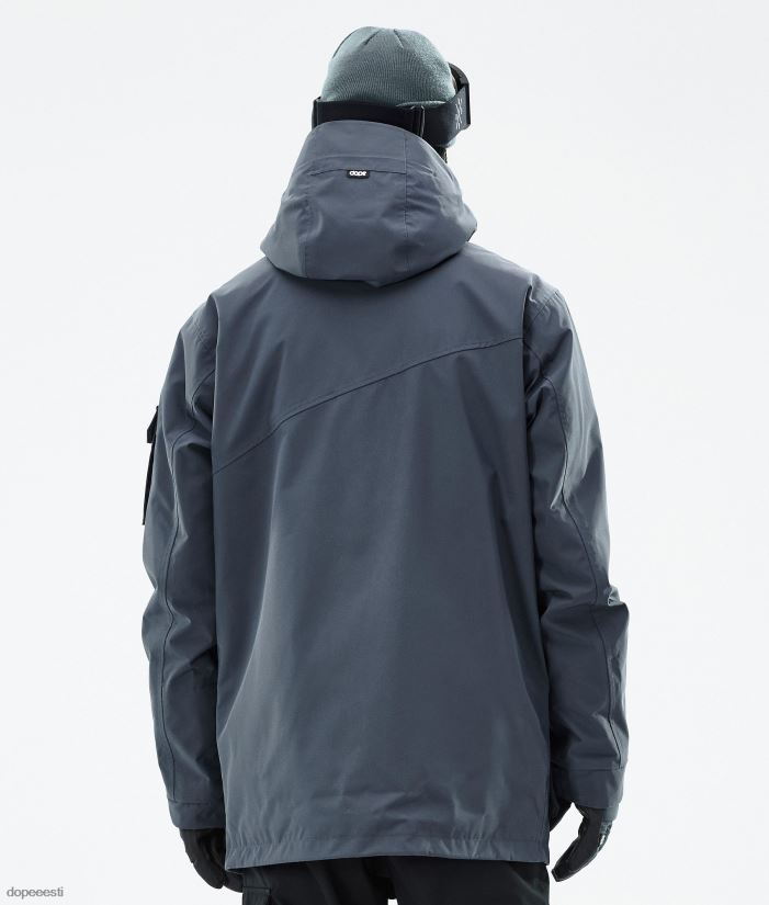 Dope Snow Eesti - mehed osav lumelaua jope Dope metallist sinine B62VTF21 - Image 9