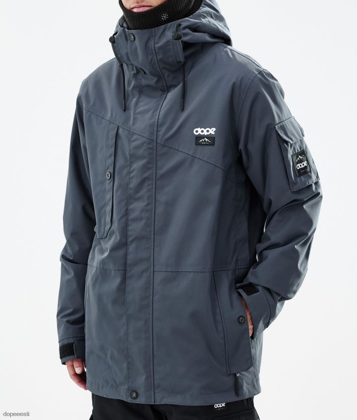 Dope Snow Eesti - mehed osav lumelaua jope Dope metallist sinine B62VTF21 - Image 10