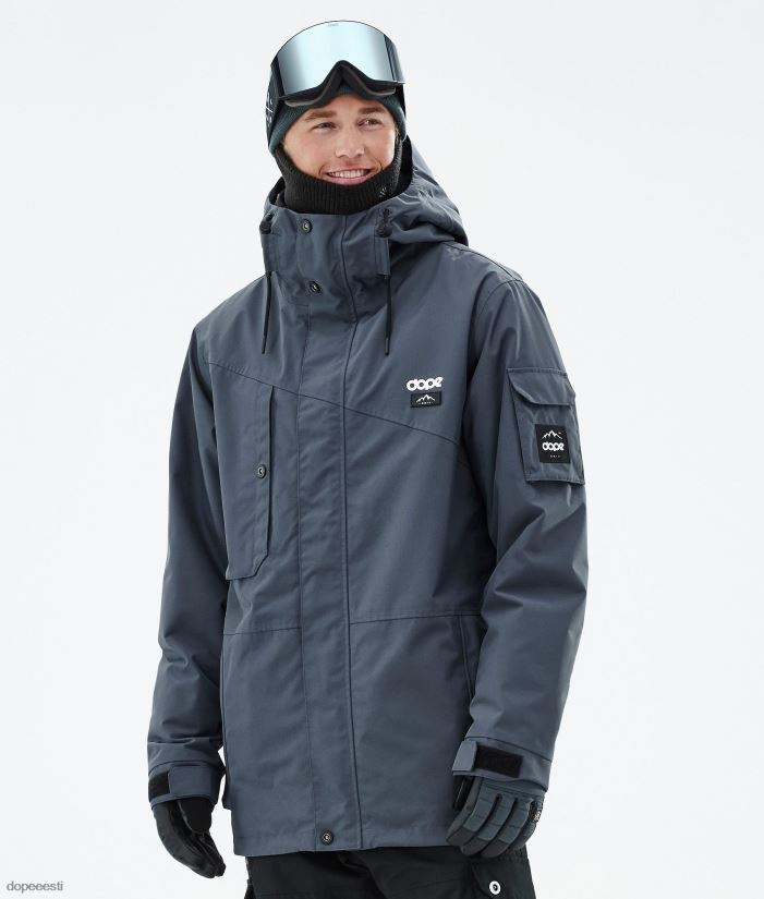 Dope Snow Eesti - mehed osav lumelaua jope Dope metallist sinine B62VTF21 - Image 1