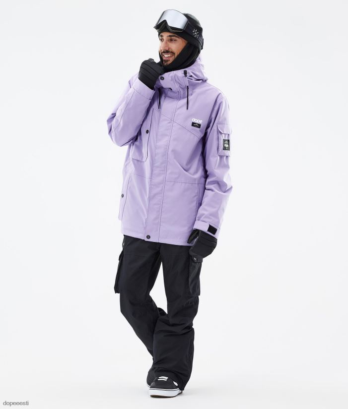 Dope Snow Eesti - mehed osav lumelaua jope Dope pleekinud violetne B62VTF64 - Image 3