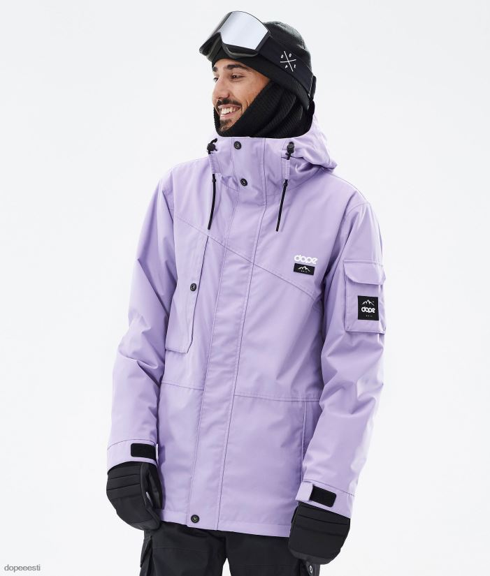 Dope Snow Eesti - mehed osav lumelaua jope Dope pleekinud violetne B62VTF64 - Image 1