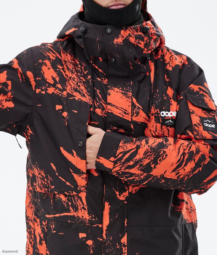 Dope Snow Eesti - mehed osav lumelaua jope Dope värvi oranž B62VTF15 - Image 11